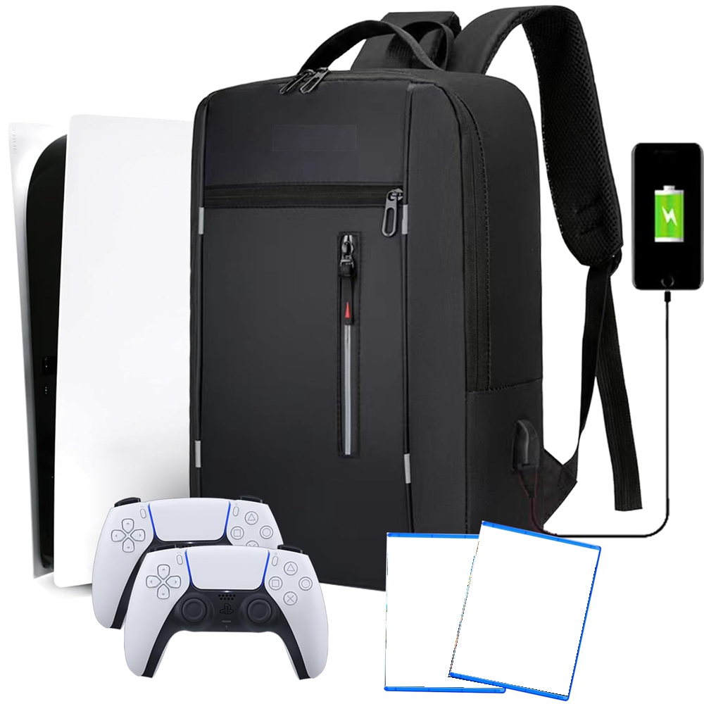 Gaming Console Bag - Tas penyimpanan multifungsi ransel konsol Game