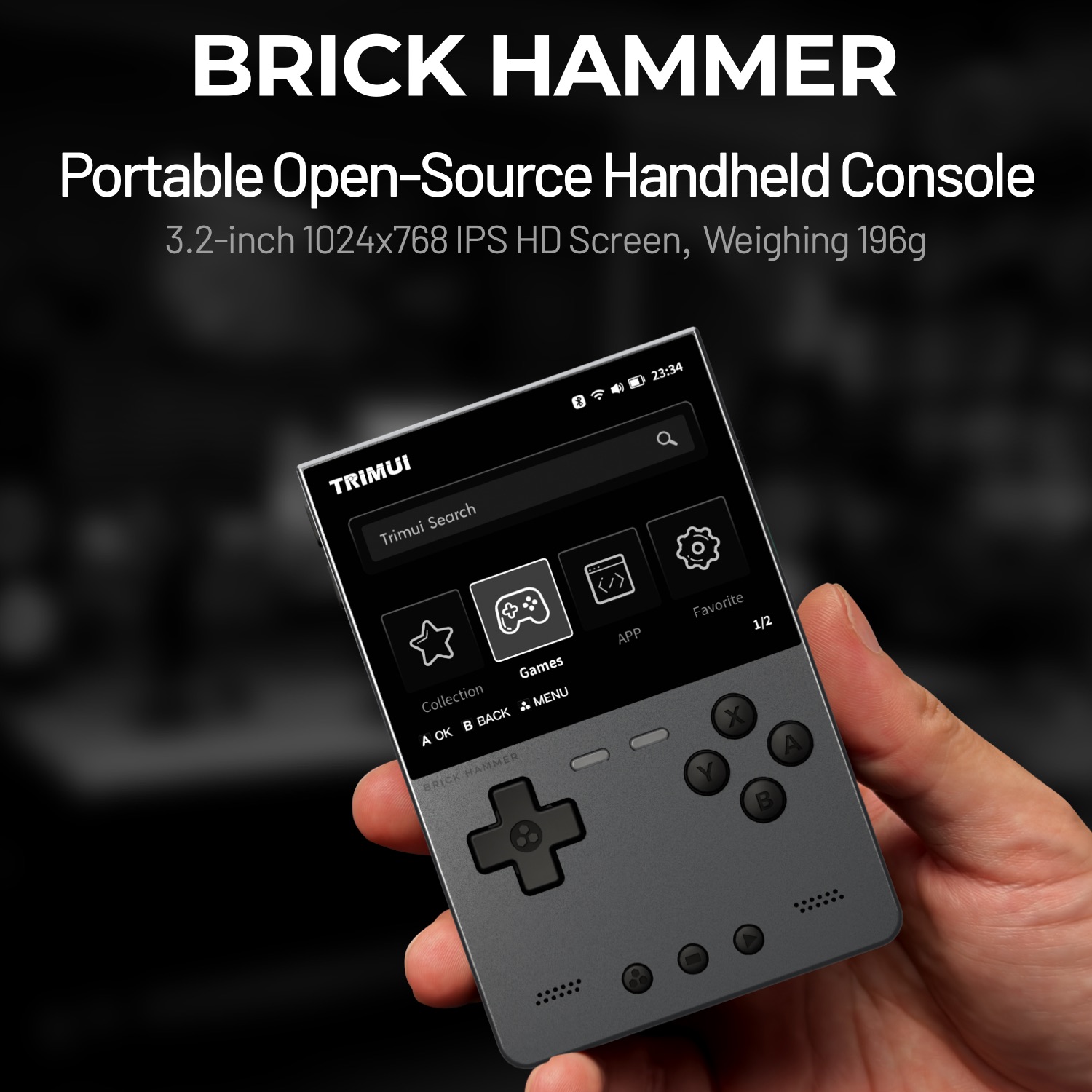 Gaming Console For Phone - TRIMUI BRICK HAMMER Konsol Game Genggam