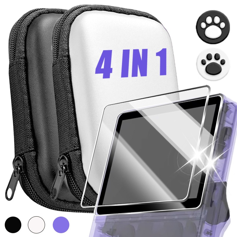 Gaming Console Bag - Pelindung layar R36S/R35S, 4 in 1