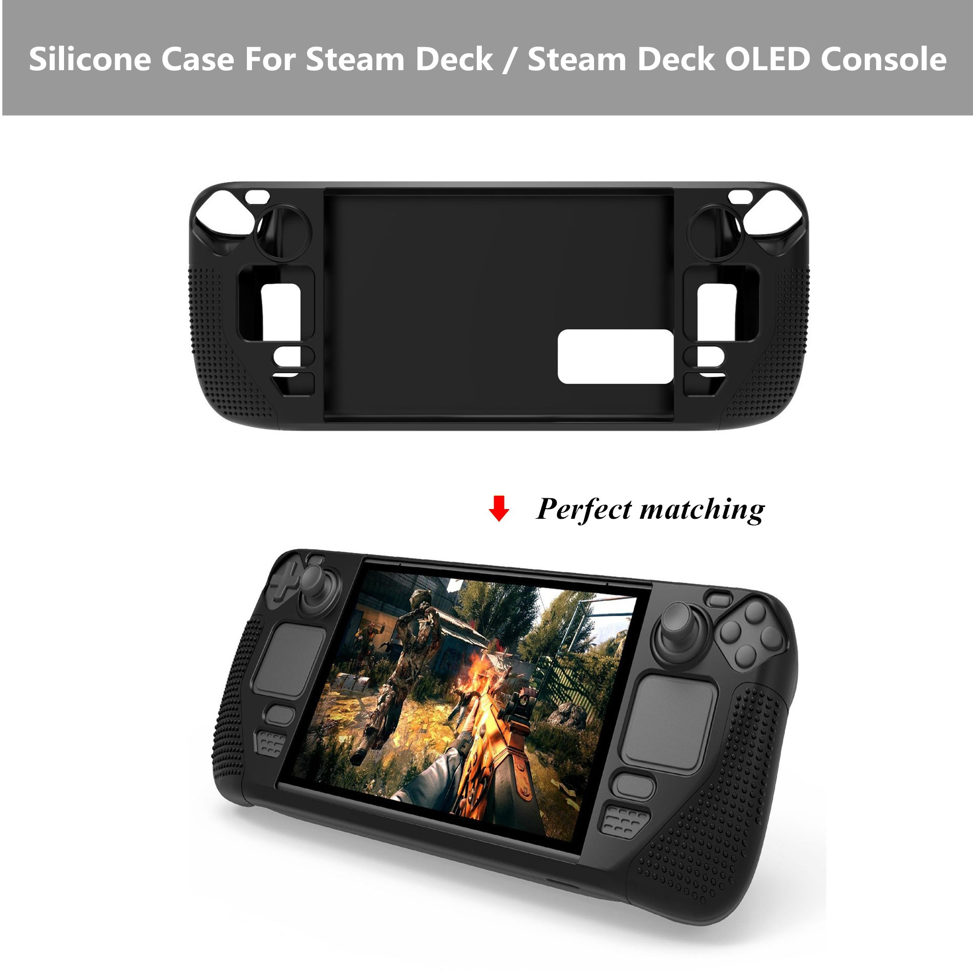 Console Gaming Steam - Sarung silikon Aksesori OLED dek Staem
