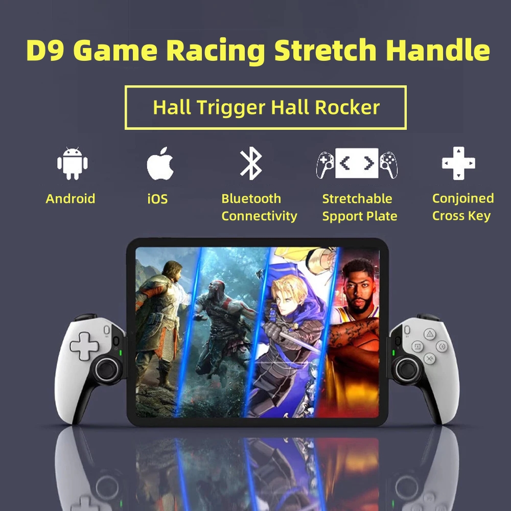 Pengontrol Tablet D9 Pegangan  - Console Gaming Steam ulasan dan harga