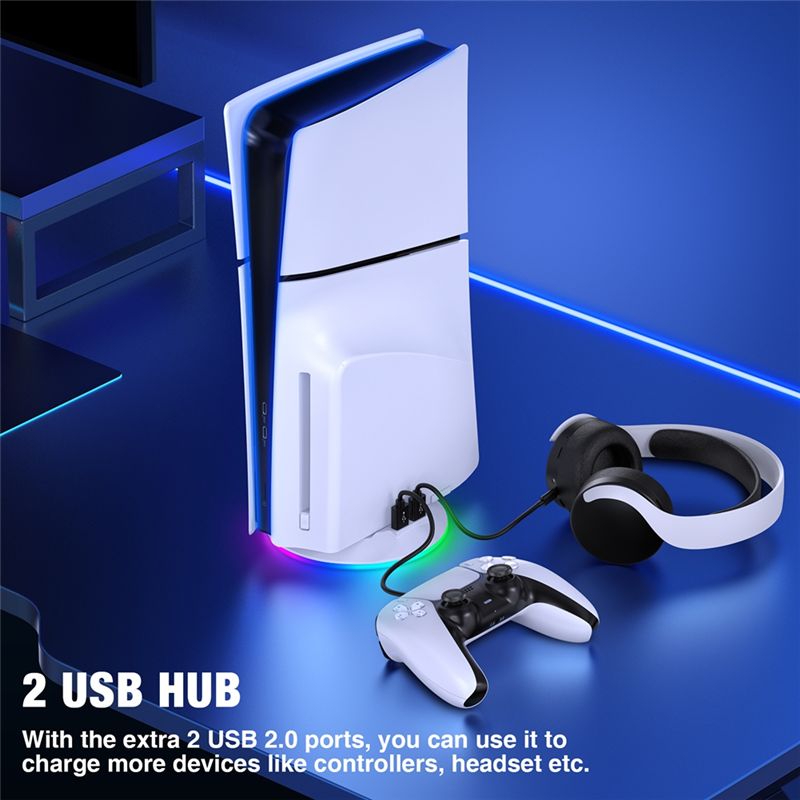 AED7-Stand Vertikal Dengan Lam - Gaming Console Stand ulasan dan harga