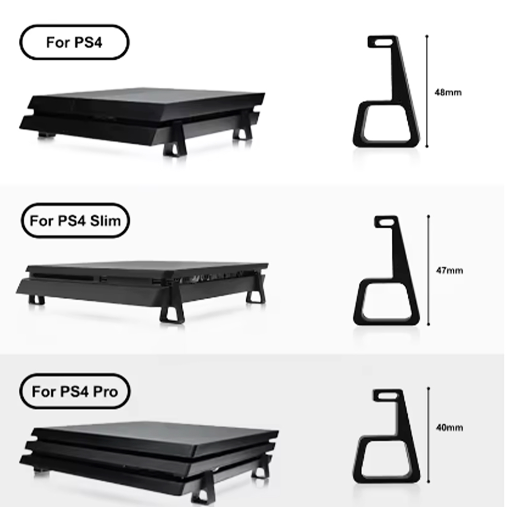 1Set untuk PS4 Slim Pro Kaki B - Gaming Console Stand ulasan dan harga