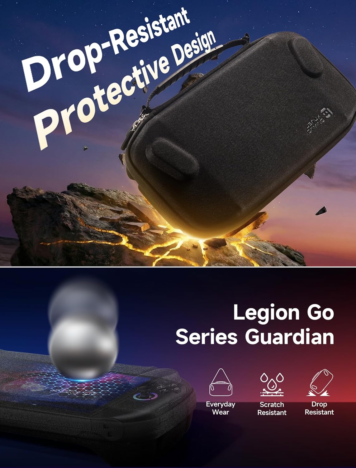 Casing untuk Lenovo Legion Go  - Gaming Console Legion ulasan dan harga