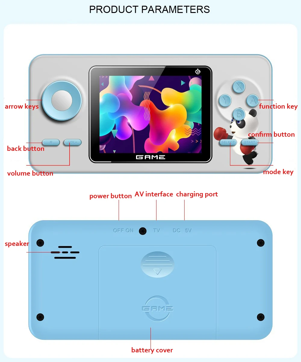 Konsol Video Game Retro S5 Min - Gaming Console Minecraft ulasan dan harga