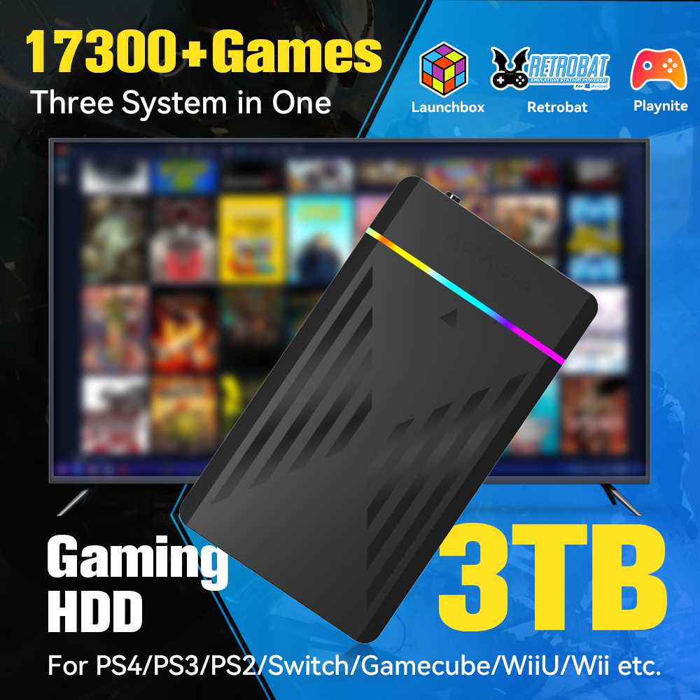 HDD Gaming portabel 3TB, konso - Gaming Console Video Game ulasan dan harga